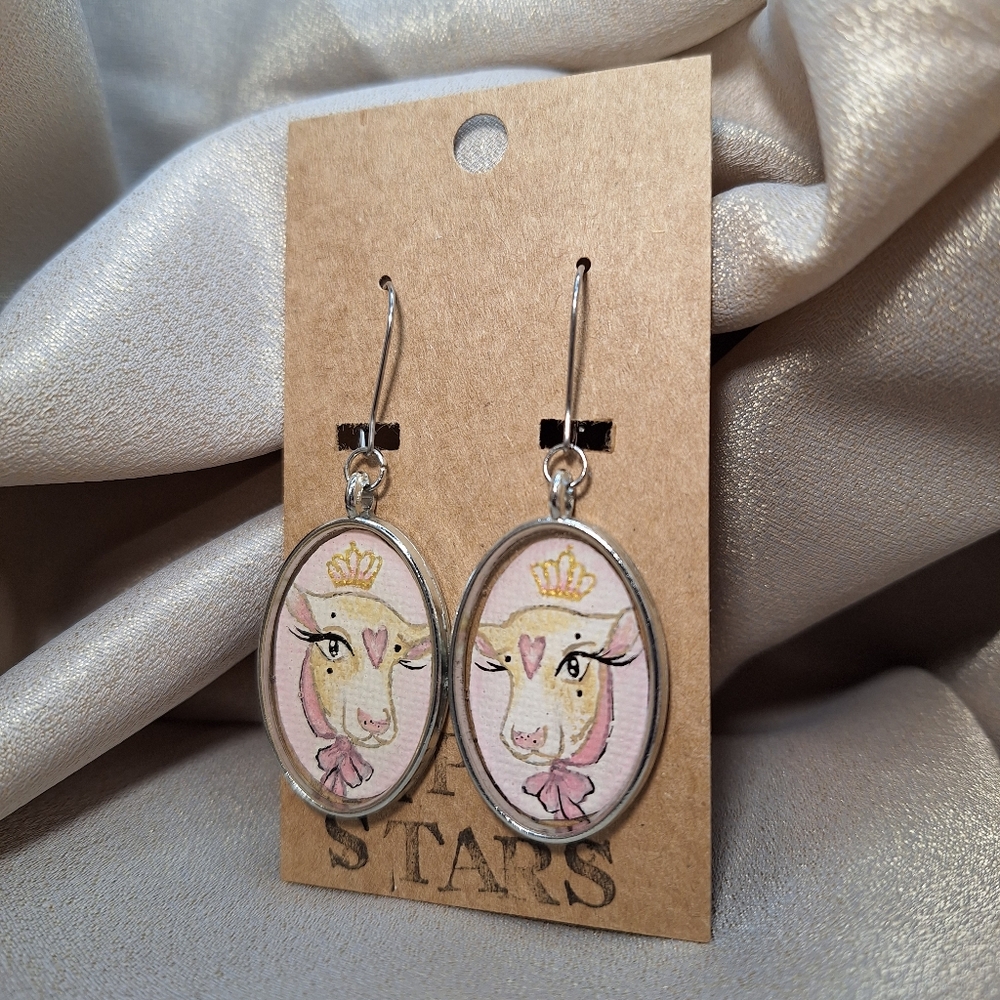 Hand painted earrings